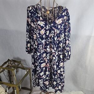 Floral Ces Femme Boho Dress Size L
